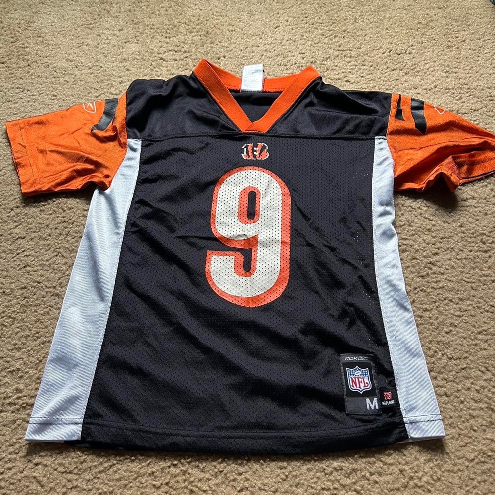 NFL jersey bengals palmers jersey medium 10 through 12 in good condition